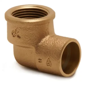 國產 3/4"刁1/2"(22mmx1/2")走鍚90°內牙曲尺