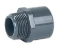 日本KC牌 1-1/2"(40mm)uPVC供水灰膠喉外牙咀