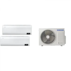 Samsung 三星 AJ040TXJ2KH/EA+AJ025+AJ035 1拖2機 1.0匹+1.5匹 變頻冷暖 多聯式掛牆分體式冷氣機