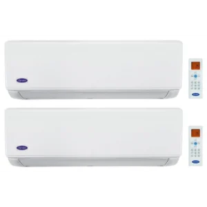 Carrier 開利 1.0匹+1.5匹 一拖二 變頻淨冷型 多聯式掛牆分體冷氣機 (42KHG009DSM+42KHG012DSM/38KUS018DS2-1)