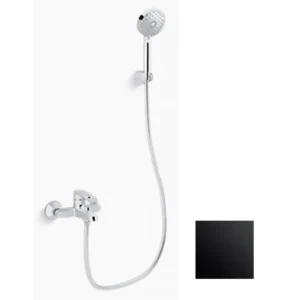 Kohler K-28194T-4-BL Beam 掛牆式浴缸與淋浴龍頭 (霧面黑色)