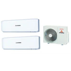 Mitsubishi Heavy 三菱重工 1.0匹x2 一拖二 家用變頻冷暖 多聯分體式冷氣機 (SRK25ZSx2/SCM50ZS-S1)