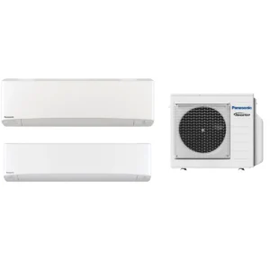 Panasonic 樂聲 一拖二 1.0匹+2.0匹 多聯分體 變頻冷暖/淨冷 掛牆式冷氣機 (附無線遙控器) (CU4E23PBE+CSZ25+50TKEW)
