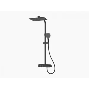 Kohler K-23860T-9-BL Urbanity+™ 恆溫三出水淋浴柱 (含MF手持花灑) (霧面黑)