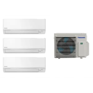 Panasonic 樂聲 一拖三 1.0匹+1.0匹+1.0匹 多聯分體 Wi-Fi 智能變頻淨冷 掛牆式冷氣機 (附無線遙控器) (CS-MXPU9YKZx3/CU-3U27YBZ)