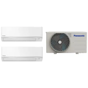 Panasonic 樂聲 一拖二 3/4匹+3/4匹 多聯分體 變頻淨冷冷氣機 (CS-MPU7BKAx2/CU-2LU18BBA)