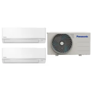 Panasonic 樂聲 一拖二 3/4匹+1.0匹 多聯分體 變頻淨冷冷氣機 (CS-MPU7BKA/CS-MPU9BKA/CU-2LU18BBA)