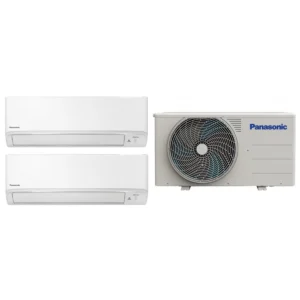 Panasonic 樂聲 一拖二 1.5匹+1.5匹 多聯分體 變頻淨冷冷氣機 (CS-MPU12BKAx2/CU-2LU18BBA)