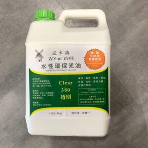風車牌 水性環保明光油 4L